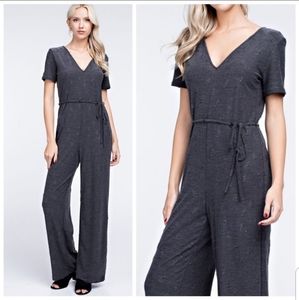 🔥 Sexy Grey Jumpsuit Romper One Peice